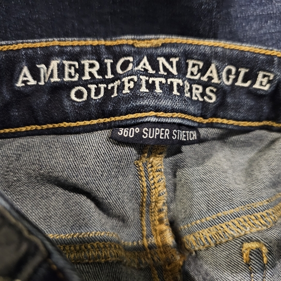 American Eagle Hi-Rise Jegging 360° Stretch 8 short - Picture 3 of 4